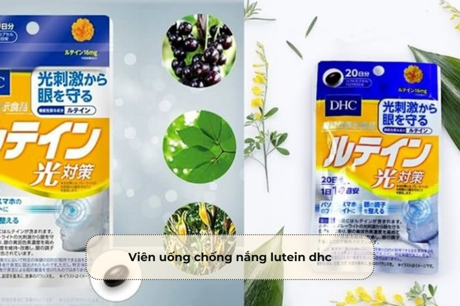 Viên uống chống nắng lutein dhc