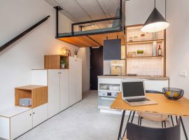 Không gian ngôi nhà nhỏ đầy đủ tiện nghi, đơn giản và đẹp mắt.