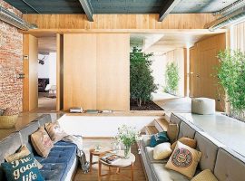 Trong tiền đề của thiết kế nội thất theo phong cách loft có những khu vực khác nhau có thể dễ dàng chuyển đổi từ nơi này sang nơi khác.