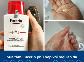 Sữa tắm Eucerin phù hợp với mọi loại da